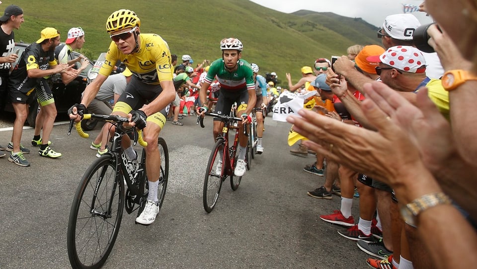 Chris Froome e Fabio Aru.