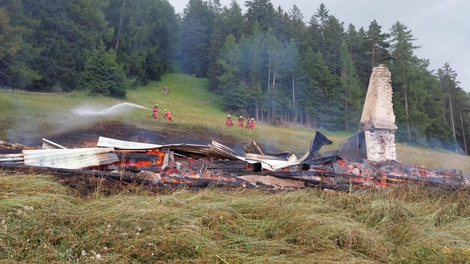 vista sin in lieu d'in incendi si culm