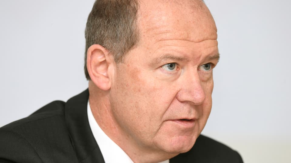 Purtret da Valentin Vogt, il president da la Federaziun svizra dals patruns.