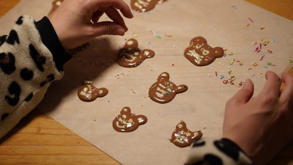 Schokoladenmäuse selber machen