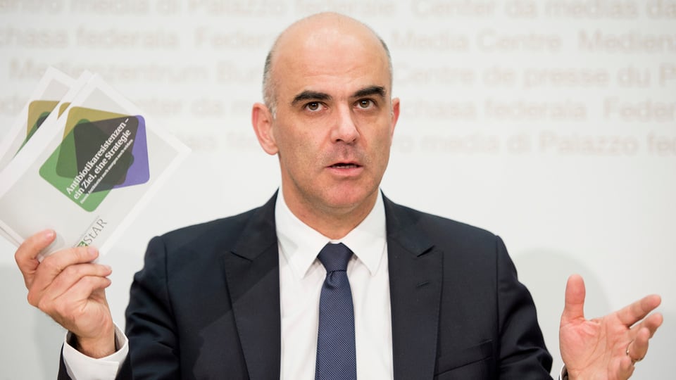 Cusseglier federal Alain Berset. 