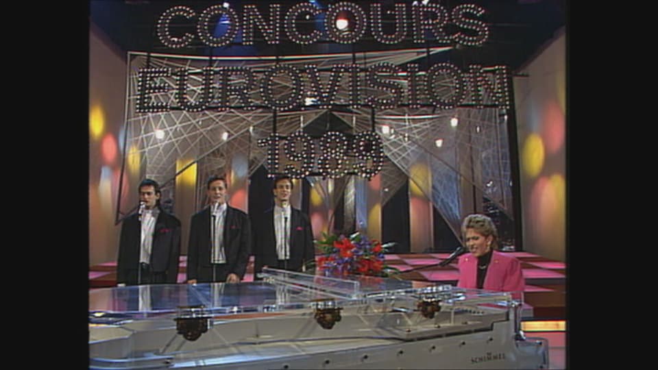 Ils Furbaz durant il Eurovision Song Contest 1989.