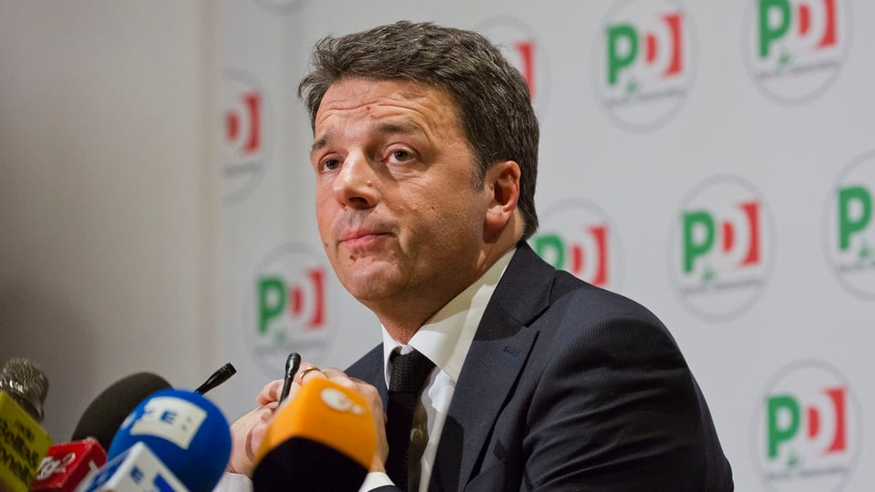 Purtret da Matteo Renzi. 