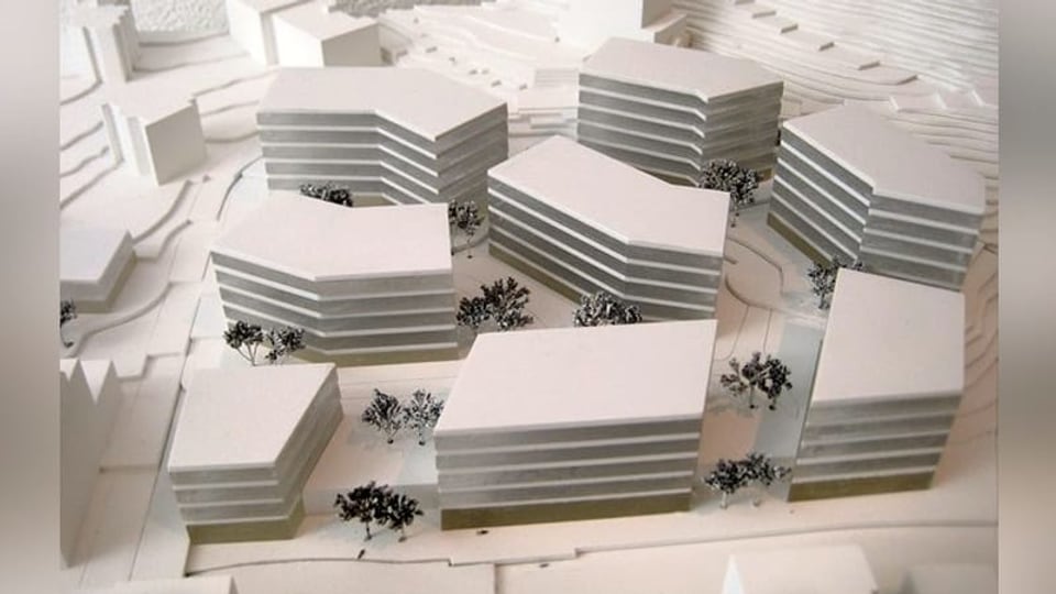 Il plan da quartier per il areal Derby