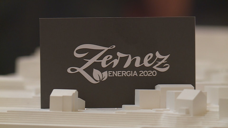 In model, en occasiun da la preschentaziun dal stadi dal project Zernez Energia 2020.