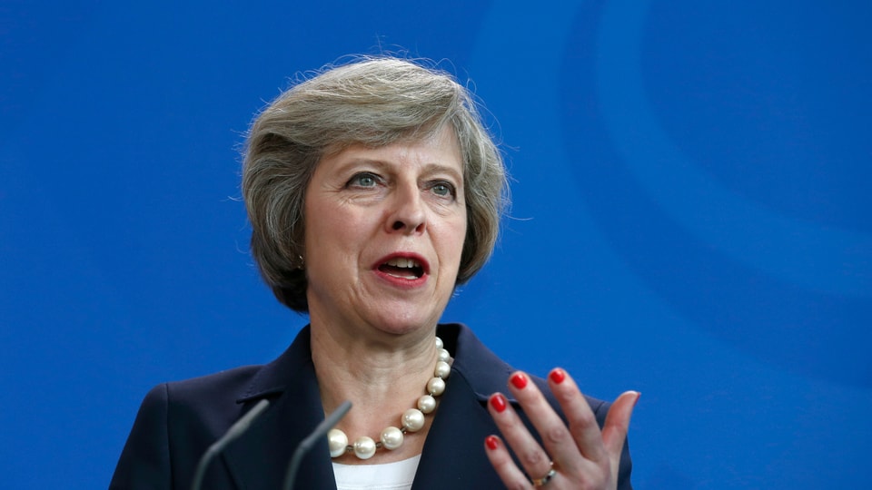 La primministra britannica Theresa May.