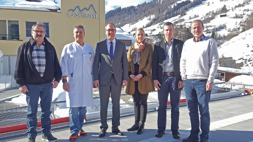 Da sanestra; Victor Peer, Joachim Koppenberg, Christian Rathgeb, Nicola Kull, Rudolf Leuthold e Philipp Gunzinger
