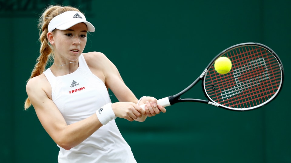 Simona Waltert che dat tennis.
