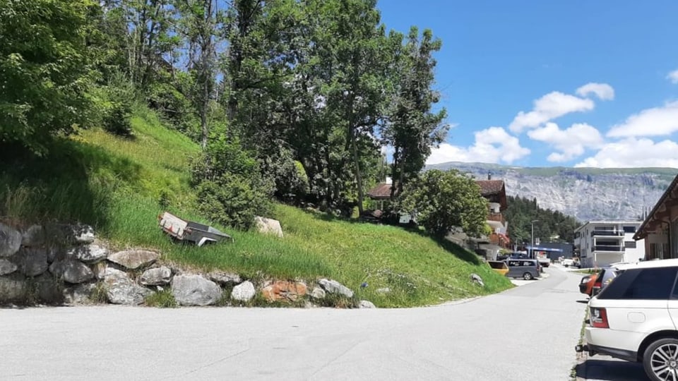 Foto d'ina parcella communala a Laax Pardanal.