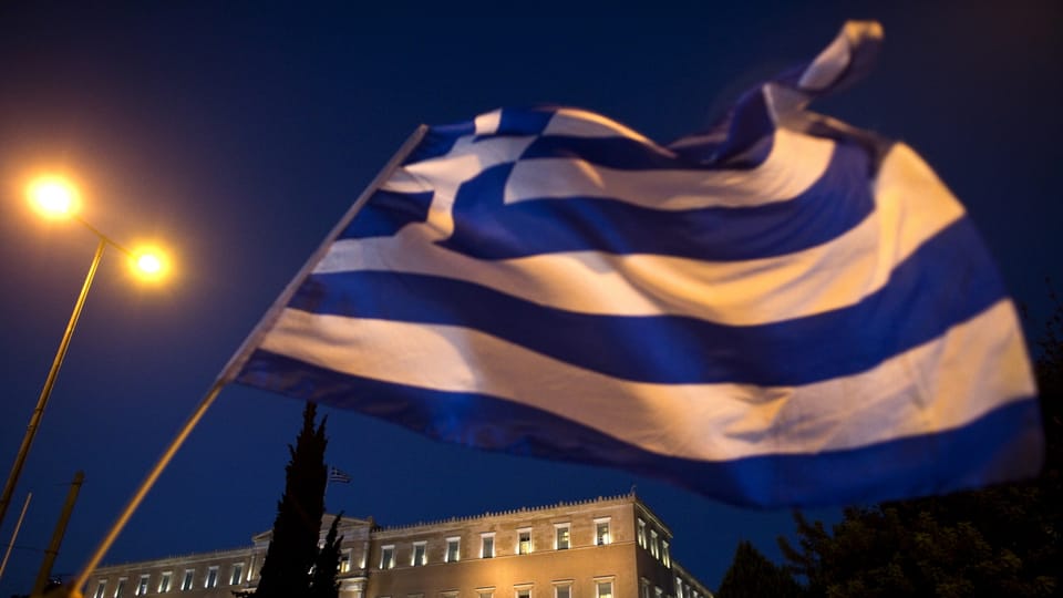 La bandiera da la Grezia.