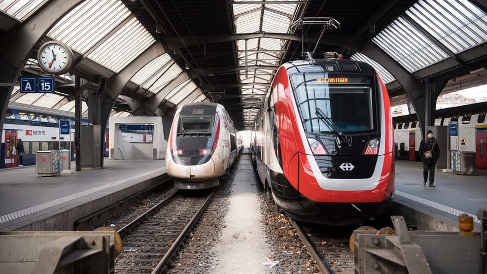 Purtret dad ina dals trens da Bombardier. 