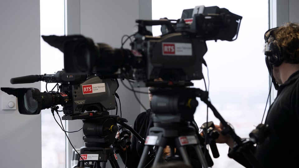 Cameras da televisiun da RTS.
