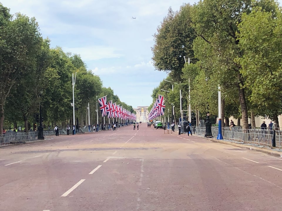 The Mall, la via principala avant il Buckingham Palace.