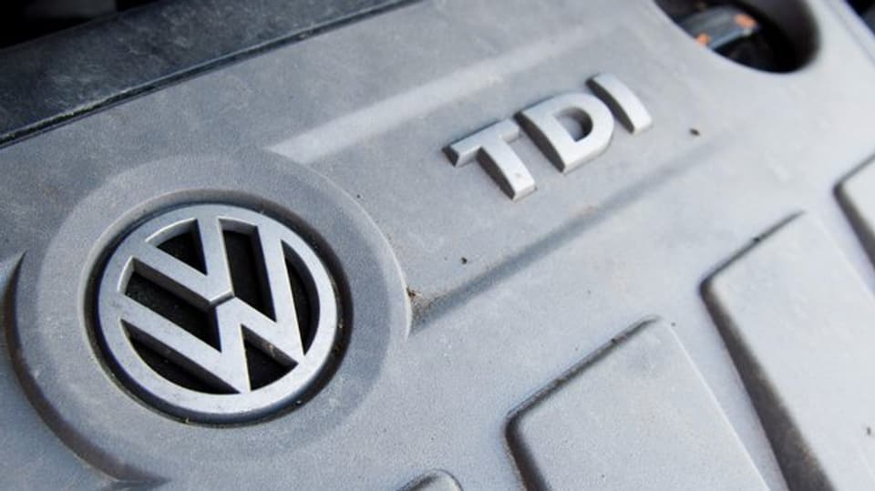 In motor da diesel da VW.