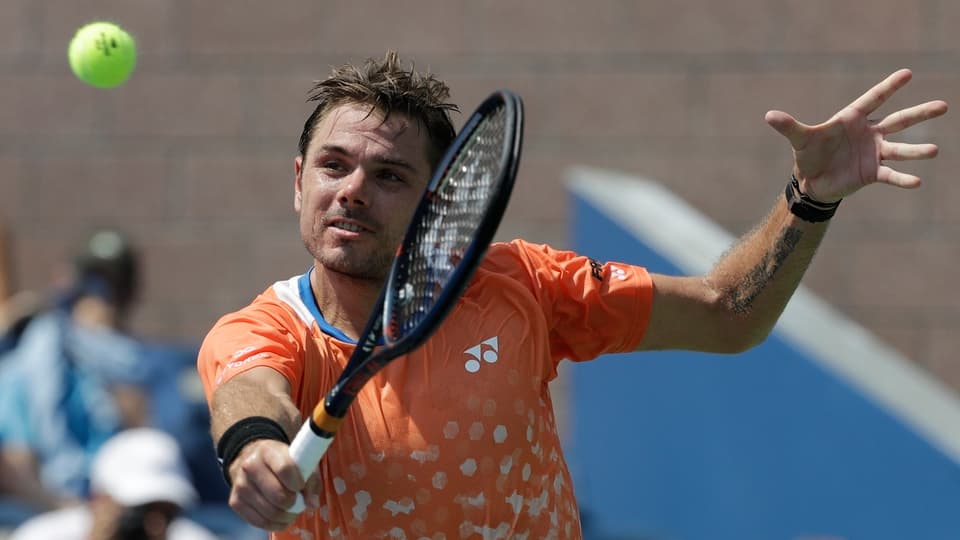 Giugader da tennis svizzer.