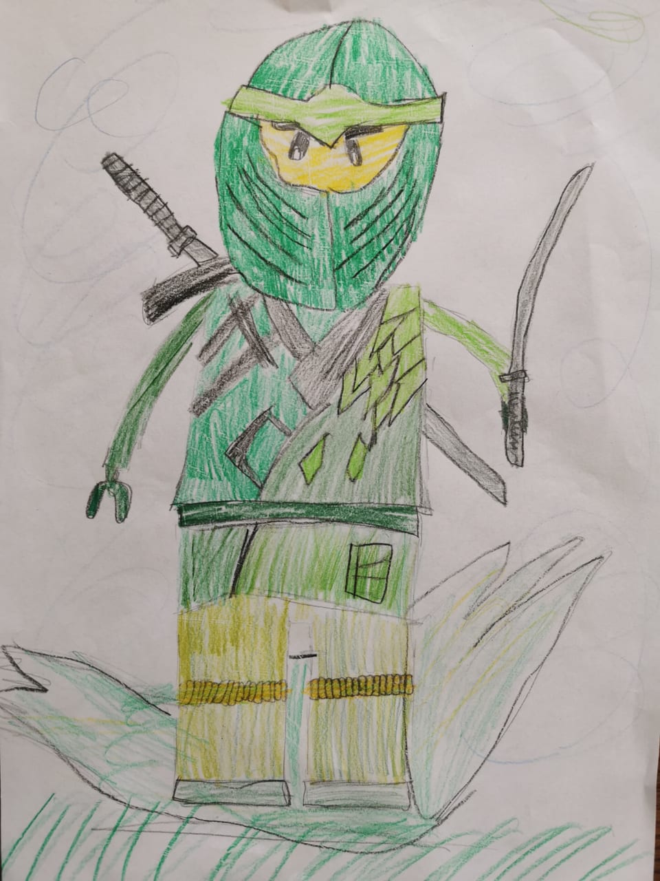 Il ninja da Mattia Kinderzeichnung Ninja