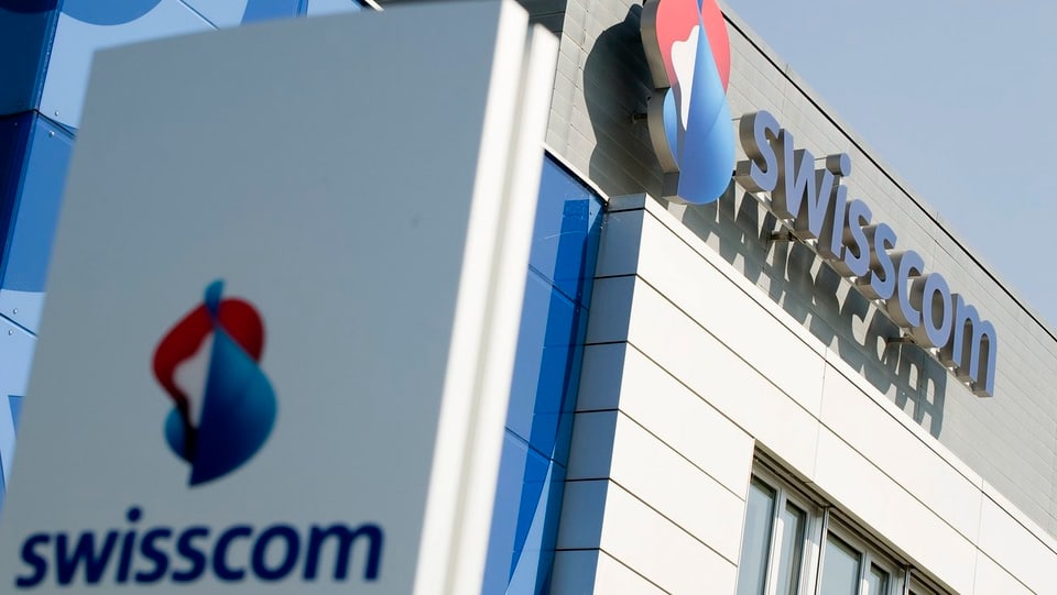 Purtret d'in logo da la Swisscom. 