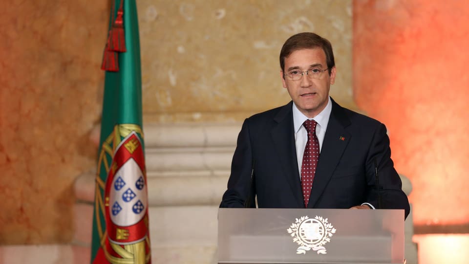 Il primminister dal Portugal, Pedro Passos Coelho.