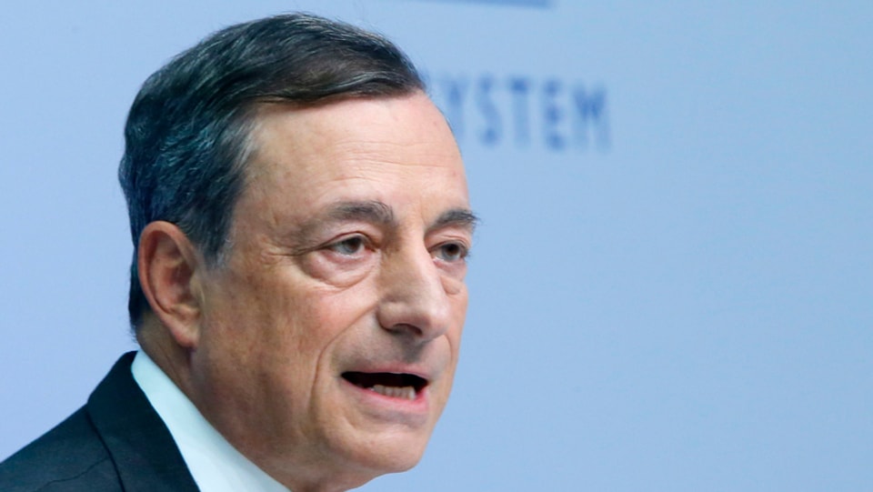 Mario Draghi president da la Banca centrala europieca. 