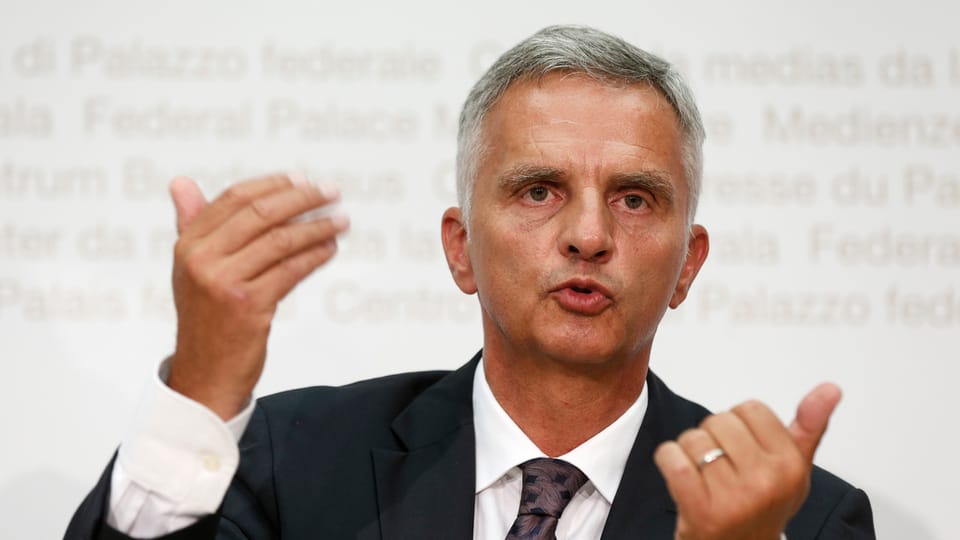 Il ministers da l’exteriur svizzer, il cusseglier federal Didier Burkhalter.