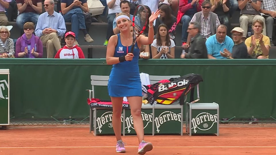 Bacsinszky sa legra sin runda dus. 