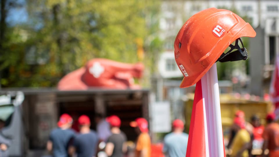 Lavurers da construcziun.