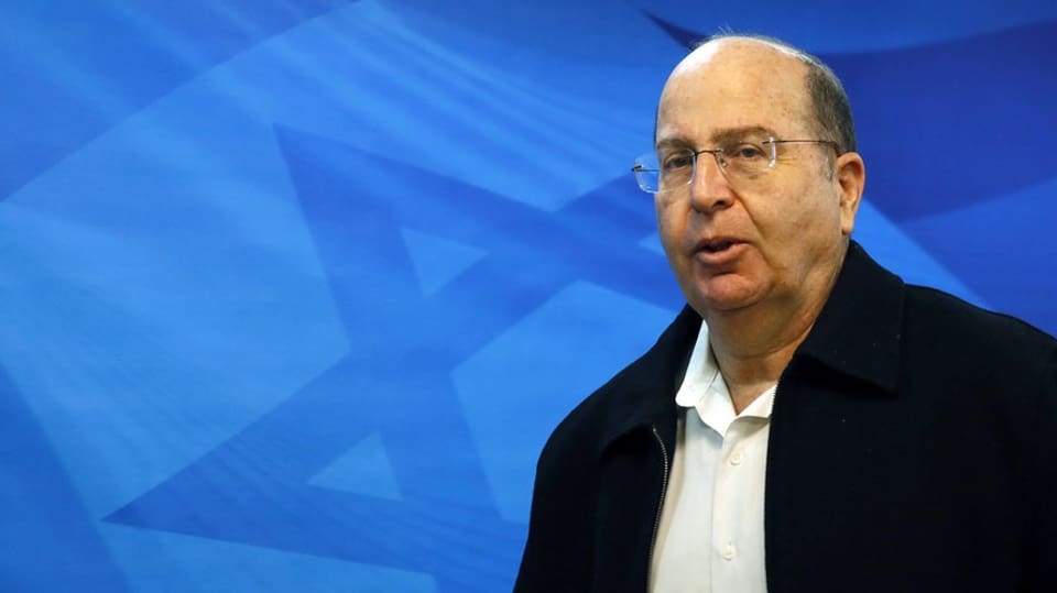 Mosche Jaalon, il minister da defensiun da l'Israel.