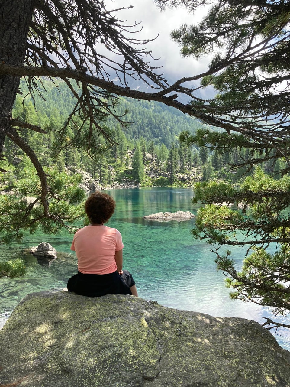 Idillic'atmosfera al Lago Saoseo