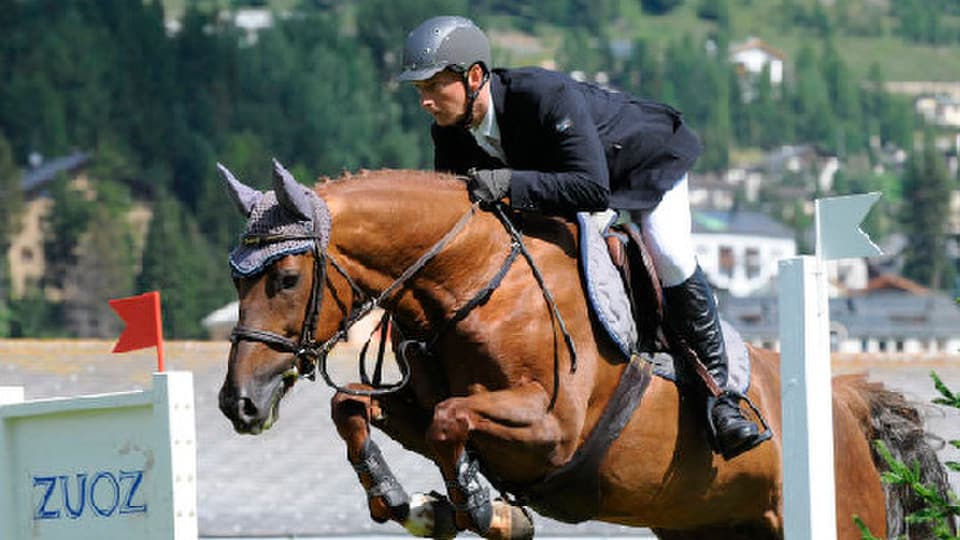 In chavaltgader durant il Concours Hippique da Zuoz l'onn 2010.