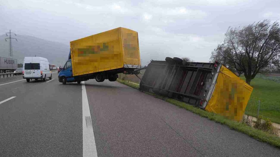 In camiun è cupitgà sin l'A1 tranter Kriegsstetten ed Oensingen.