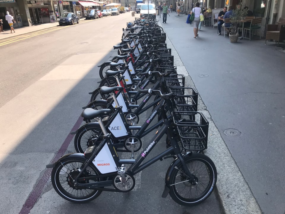 Entant èn 700 Velos publics per las vias da Berna. I duain dentant daventar 2400.