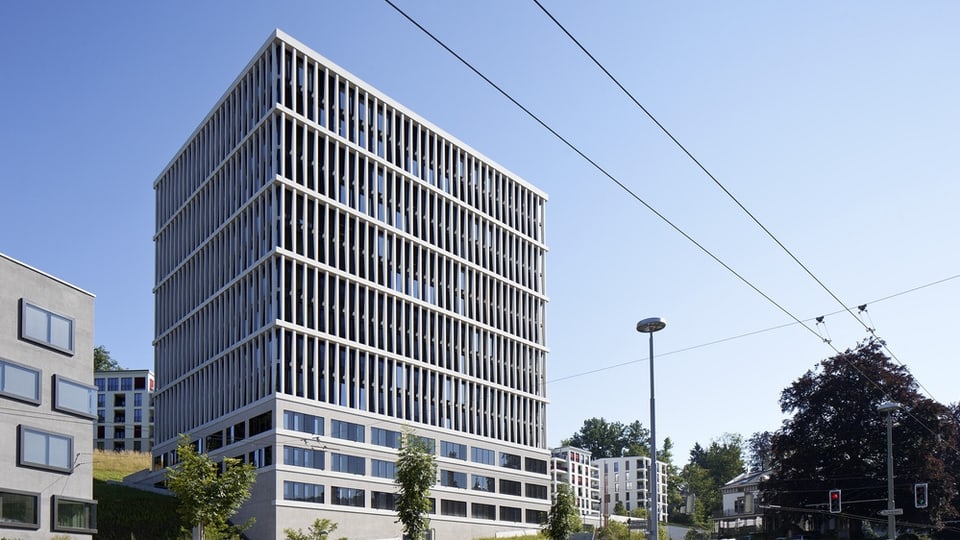 bajetg grisch en furma da cubus dal Tribunal administrativ federal a Son Gagl, davos tschiel blau