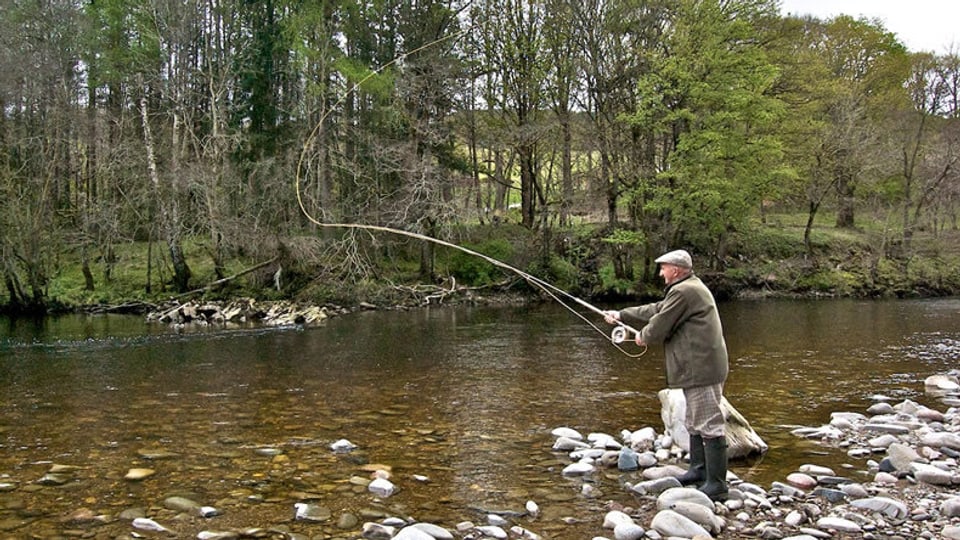 Il pestgader a la riva dal flum.
