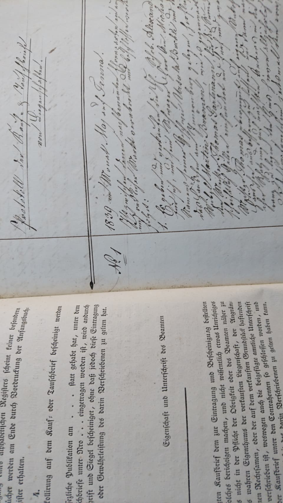 L'emprima registraziun en in vegl cudesch funsil da Tenna dal matg 1839.