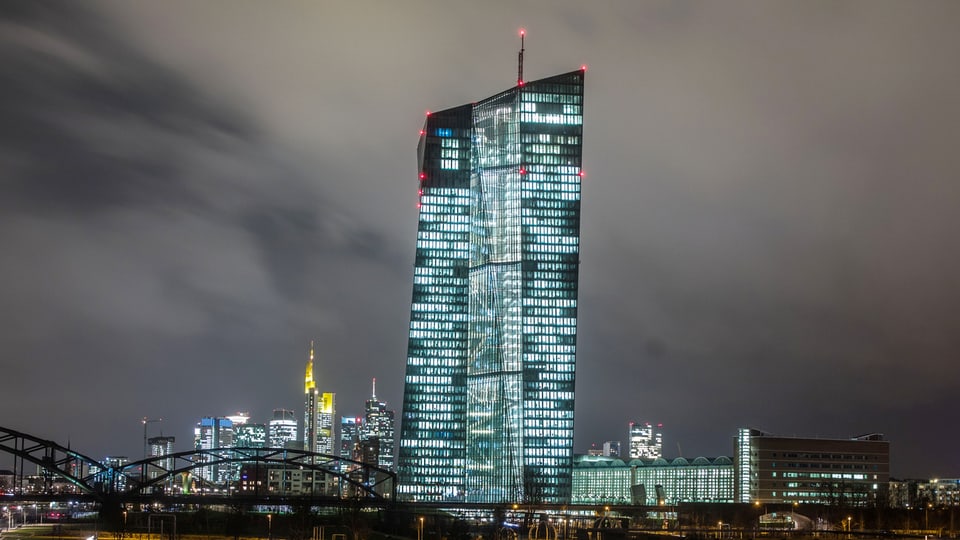 La centrala da la banca centrala europeica a Frankfurt (D).