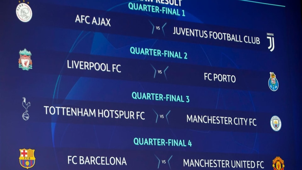 Glista da gieus da la Champions League.