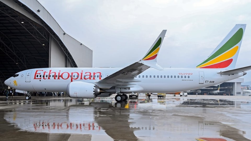 Aviun da la societad Ethiopian.