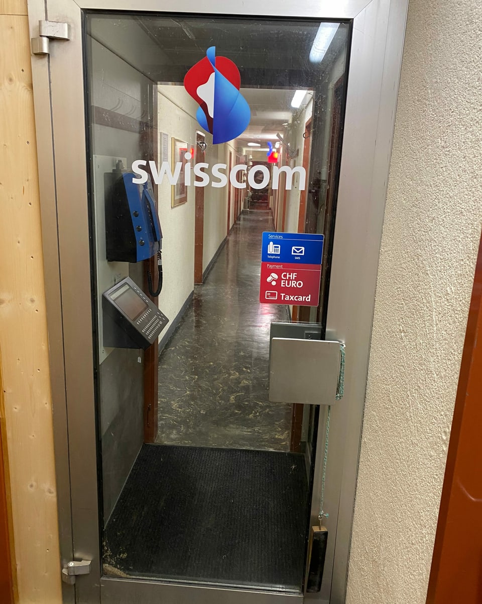 isch da vaider cun inscripziun Swisscom