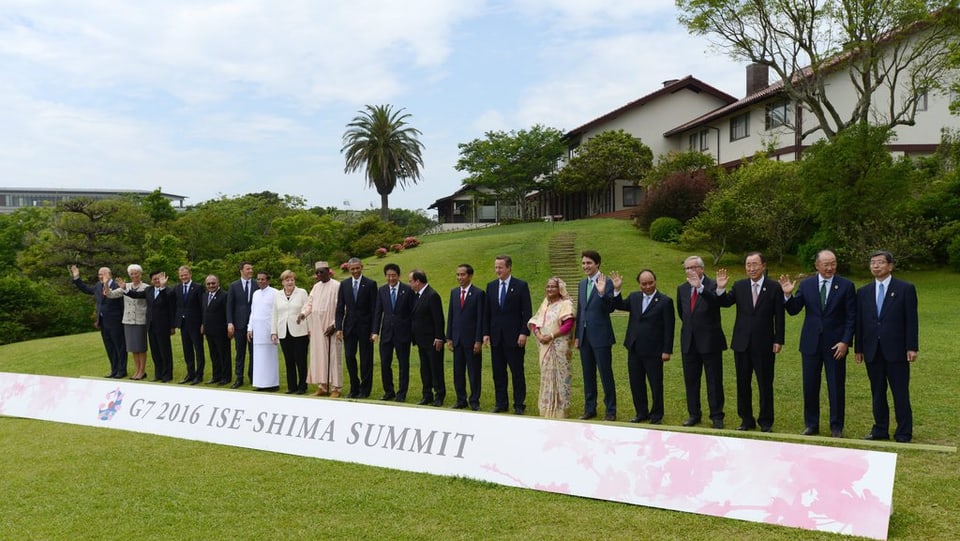 Ils participants da l'inscunter dals G7 
