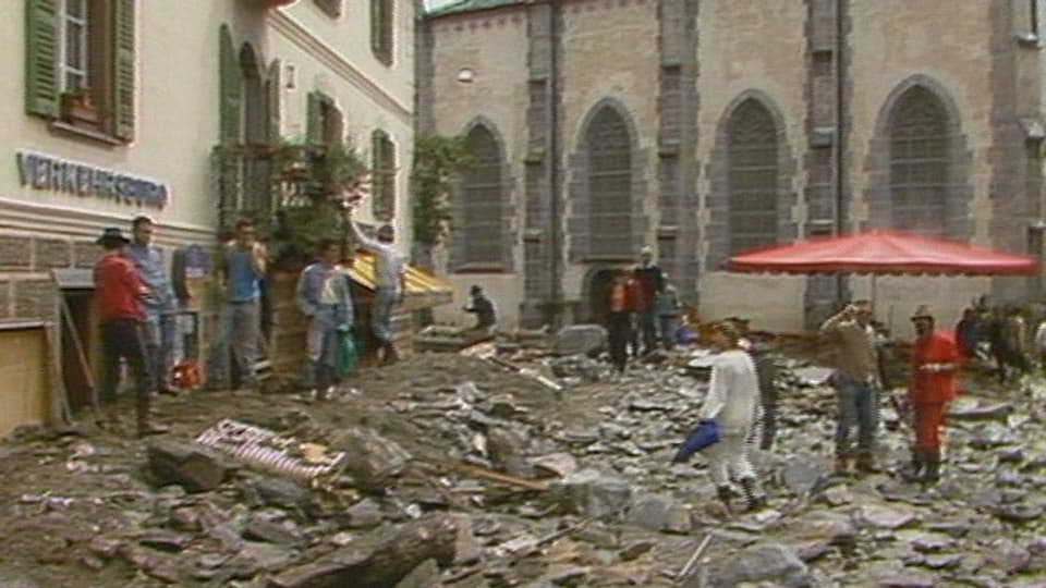 Devastaziun a Poschiavo.