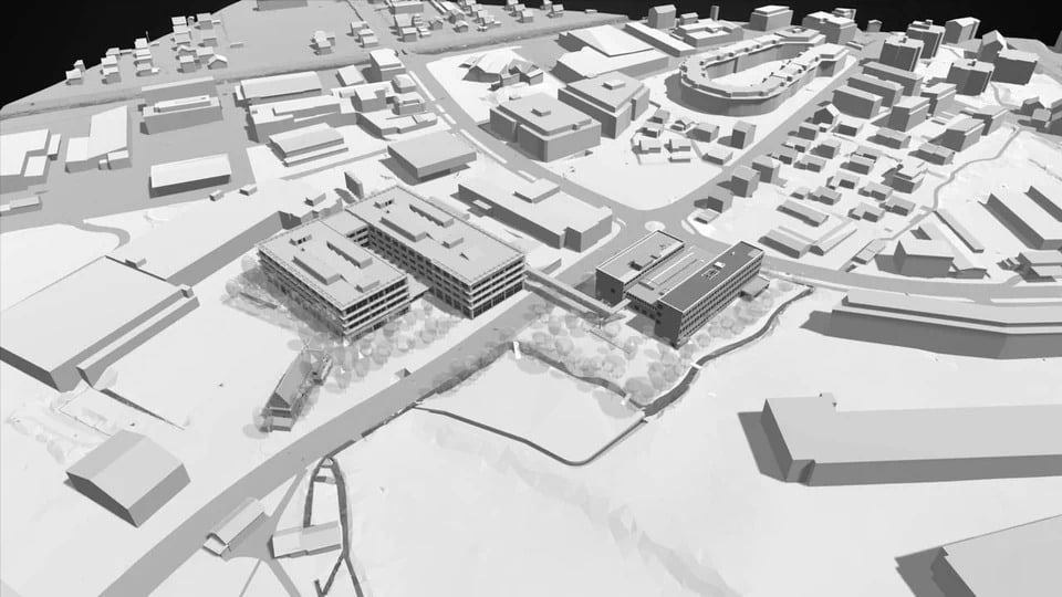 Visualisaziun nov campus FHGR.