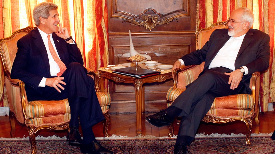 John Kerry e Mohammed Dschawad Sarif