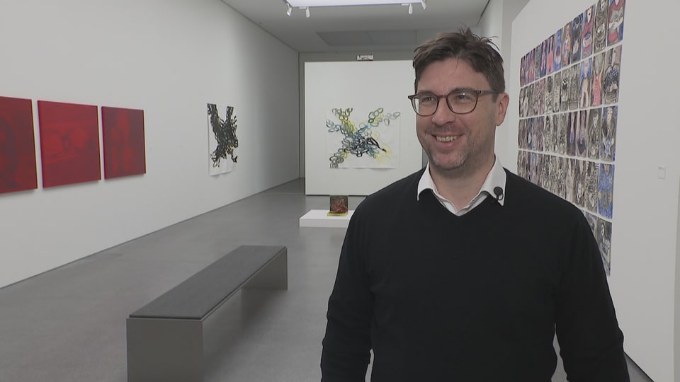Damian Jurt hat im Kunstmuseum Graubünden kuratiert.