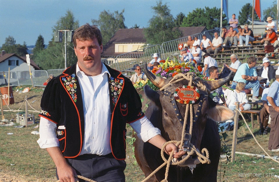 Der Schwinger Eugen Hasler.