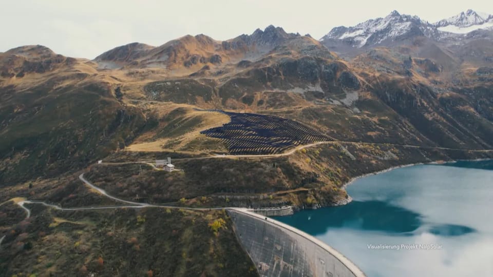 Visualisierung der Solaranlage