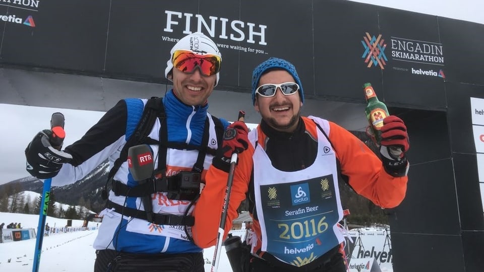 Andreas Wieland (RTR) e Serafin Beer
