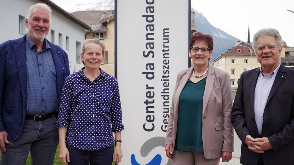 Ina nova directura per il Center da Sanadad Savognin Leo Thomann, Claudia Husmann, Christine Demarmels, Guido Luzio