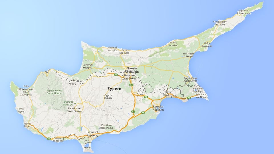 L'insla mediterrana da Cipra.