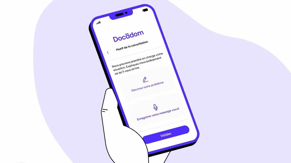 Animation der docadom-App