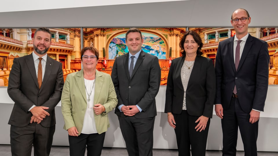 Neu- und wiedergewählte Nationalräte des Kantons Graubünden.